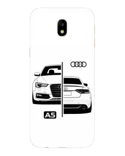 Чехол для Samsung Galaxy J7 2017 (J730F EU) с картинкой «Audi — контрастный дизайн»