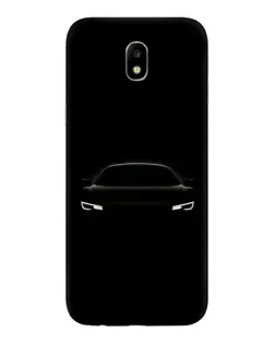 Чехол для Samsung Galaxy J7 2017 (J730F EU) с картинкой «Взгляд Audi в темноте»