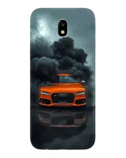 Чехол для Samsung Galaxy J7 2017 (J730F EU) с картинкой «Audi в облаках дыма»