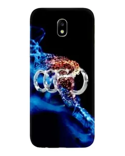 Чехол для Samsung Galaxy J7 2017 (J730F EU) с картинкой «Энергия лого Audi»