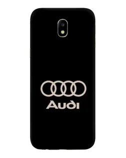 Чехол для Samsung Galaxy J7 2017 (J730F EU) с картинкой «Audi — золотой логотип»