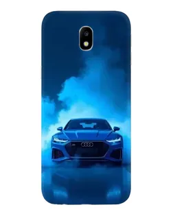 Чехол для Samsung Galaxy J7 2017 (J730F EU) с картинкой «Audi — голубая энергия»