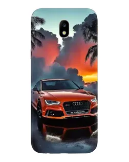 Чехол для Samsung Galaxy J7 2017 (J730F EU) с картинкой «Audi — закат»