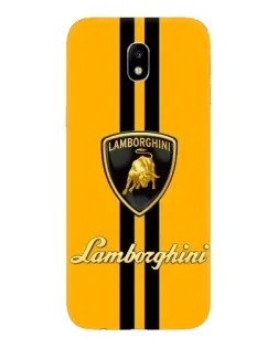 Чехол для Samsung Galaxy J7 2017 (J730F EU) с картинкой «Lamborghini Stripe желтый» Чехол для Samsung Galaxy J7 2017 (J730F EU) с картинкой «Lamborghini Stripe желтый»