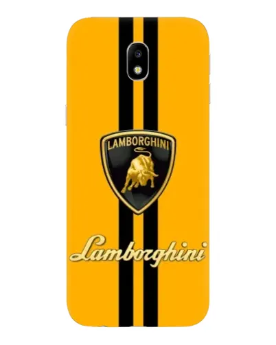 Чехол для Samsung Galaxy J7 2017 (J730F EU) с картинкой «Lamborghini Stripe желтый»
