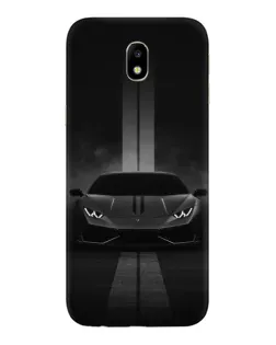 Чехол для Samsung Galaxy J7 2017 (J730F EU) с картинкой «Lamborghini симметрия дорог»