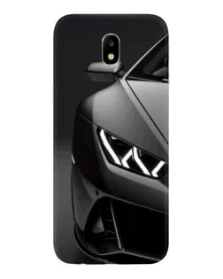 Чехол для Samsung Galaxy J7 2017 (J730F EU) с картинкой «Lamborghini фары детализация»