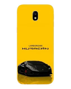 Чехол для Samsung Galaxy J7 2017 (J730F EU) с картинкой «Lamborghini Huracan черный»