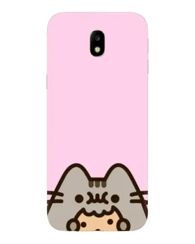 Чехол для Samsung Galaxy J7 2017 (J730F EU) с картинкой «Pusheen и печенье» Чехол для Samsung Galaxy J7 2017 (J730F EU) с картинкой «Pusheen и печенье»