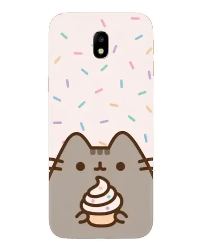 Чехол для Samsung Galaxy J7 2017 (J730F EU) с картинкой «Пушин с кексом» Чехол для Samsung Galaxy J7 2017 (J730F EU) с картинкой «Пушин с кексом»