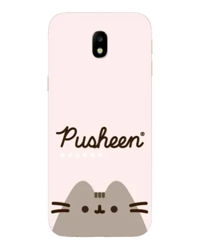 Чехол для Samsung Galaxy J7 2017 (J730F EU) с картинкой «Pusheen логотип» Чехол для Samsung Galaxy J7 2017 (J730F EU) с картинкой «Pusheen логотип»