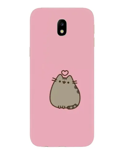 Чехол для Samsung Galaxy J7 2017 (J730F EU) с картинкой «Pusheen сердце» Чехол для Samsung Galaxy J7 2017 (J730F EU) с картинкой «Pusheen сердце»