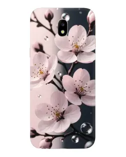 Чехол для Samsung Galaxy J7 2017 (J730F EU) с картинкой «Нежная сакура и капли» Чехол для Samsung Galaxy J7 2017 (J730F EU) с картинкой «Нежная сакура и капли»