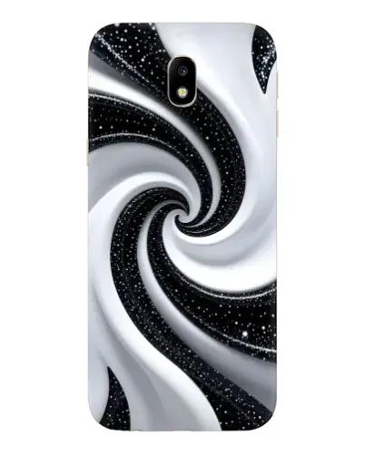 Чехол для Samsung Galaxy J7 2017 (J730F EU) с картинкой «Черно-белая спираль» Чехол для Samsung Galaxy J7 2017 (J730F EU) с картинкой «Черно-белая спираль»