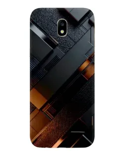 Чехол для Samsung Galaxy J7 2017 (J730F EU) с картинкой «Черные геометрические блоки» Чехол для Samsung Galaxy J7 2017 (J730F EU) с картинкой «Черные геометрические блоки»