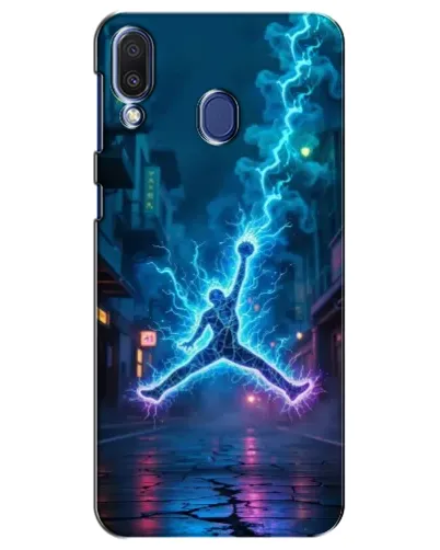Чехол для Samsung Galaxy M20 (M205) с картинкой «Jordan Gold Jumpman»