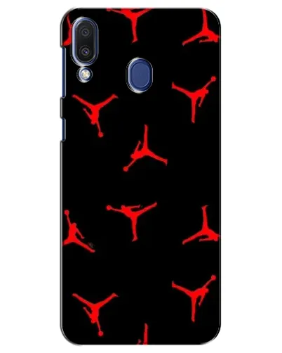 Чехол для Samsung Galaxy M20 (M205) с картинкой «Jordan Red Pattern»