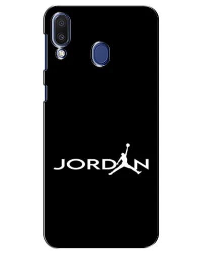 Чехол для Samsung Galaxy M20 (M205) с картинкой «Jordan White Logo»