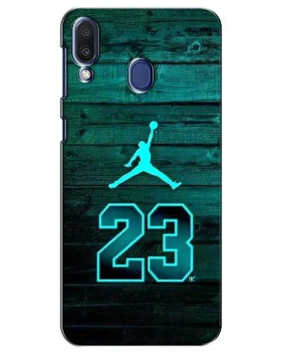 Чехол для Samsung Galaxy M20 (M205) с картинкой «Jordan Cyan 23»