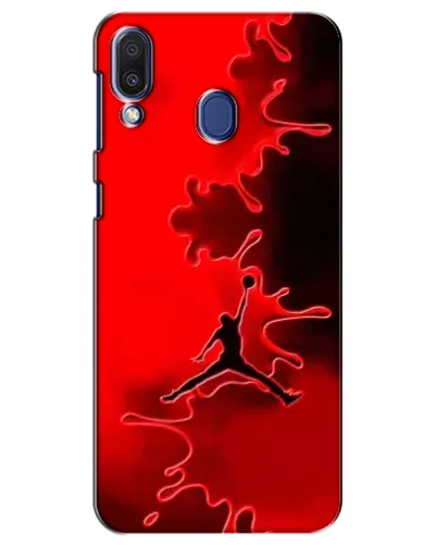 Чехол для Samsung Galaxy M20 (M205) с картинкой «Jordan Red Smoke»