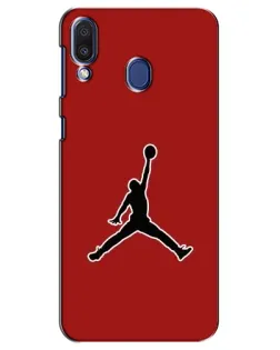 Чехол для Samsung Galaxy M20 (M205) с картинкой «Jordan Red Back»