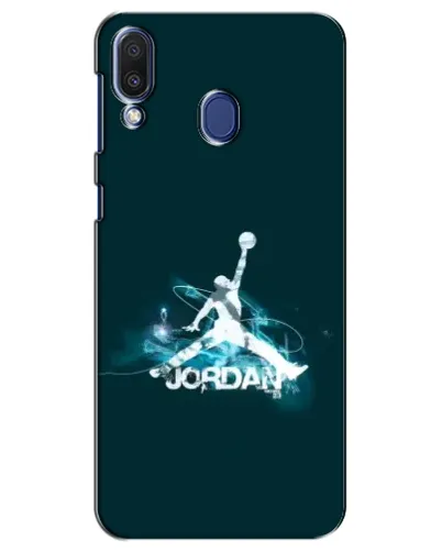 Чехол для Samsung Galaxy M20 (M205) с картинкой «Jordan Blue Fire»