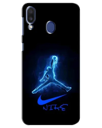 Чехол для Samsung Galaxy M20 (M205) с картинкой «Jordan Neon Blue»