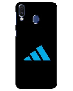 Чехол для Samsung Galaxy M20 (M205) с картинкой «Adidas Cyan Logo»