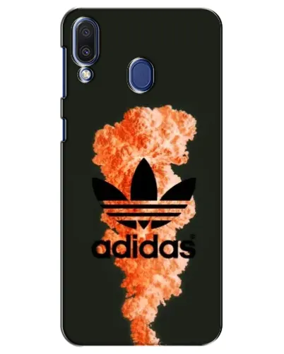 Чехол для Samsung Galaxy M20 (M205) с картинкой «Оранжевый дым Adidas»