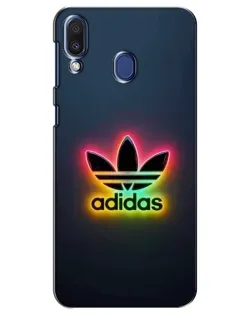 Чехол для Samsung Galaxy M20 (M205) с картинкой «Неоновый Adidas»