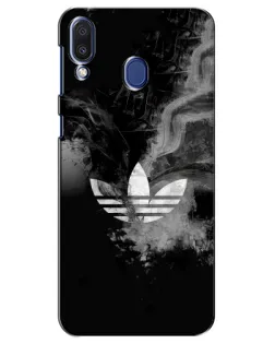 Чехол для Samsung Galaxy M20 (M205) с картинкой «Абстрактный дым Adidas»