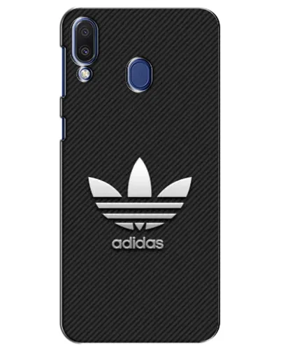 Чехол для Samsung Galaxy M20 (M205) с картинкой «Adidas Карбоновая текстура»