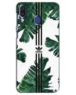 Чехол для Samsung Galaxy M20 (M205) с картинкой «Пальмовые листья адидас»