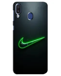Чехол для Samsung Galaxy M20 (M205) с картинкой «Неоновый контур Nike» Чехол для Samsung Galaxy M20 (M205) с картинкой «Неоновый контур Nike»