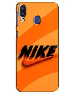 Чохол для Samsung Galaxy M20 (M205) з картинкою «Помаранчевий драйв Nike» Чохол для Samsung Galaxy M20 (M205) з картинкою «Помаранчевий драйв Nike»
