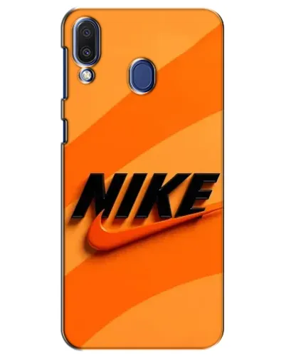 Чехол для Samsung Galaxy M20 (M205) с картинкой «Оранжевый драйв Nike» Чехол для Samsung Galaxy M20 (M205) с картинкой «Оранжевый драйв Nike»
