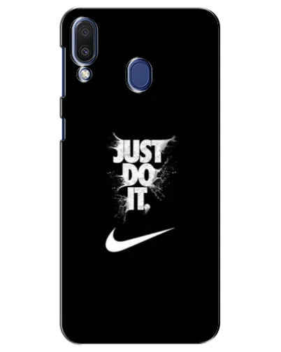 Чехол для Samsung Galaxy M20 (M205) с картинкой «Текстовый принт Nike» Чехол для Samsung Galaxy M20 (M205) с картинкой «Текстовый принт Nike»
