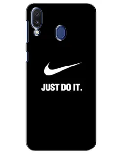 Чехол для Samsung Galaxy M20 (M205) с картинкой «Классический принт Nike»