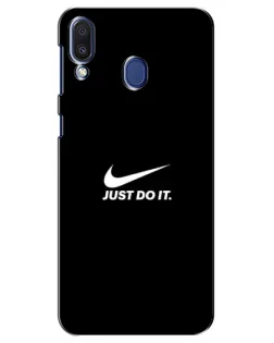 Чехол для Samsung Galaxy M20 (M205) с картинкой «Минимализм от Nike»