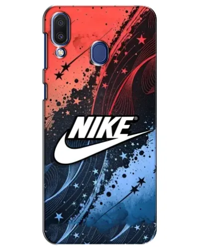 Чехол для Samsung Galaxy M20 (M205) с картинкой «Градиентный принт Найк» Чехол для Samsung Galaxy M20 (M205) с картинкой «Градиентный принт Найк»