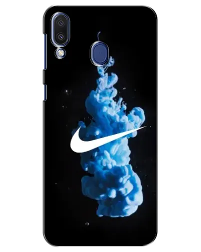 Чехол для Samsung Galaxy M20 (M205) с картинкой «Nike и синий дым» Чехол для Samsung Galaxy M20 (M205) с картинкой «Nike и синий дым»