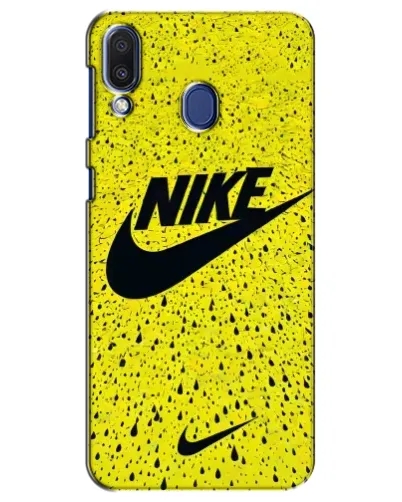 Чехол для Samsung Galaxy M20 (M205) с картинкой «Желтый текстурный Nike» Чехол для Samsung Galaxy M20 (M205) с картинкой «Желтый текстурный Nike»