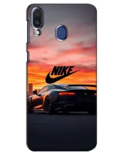 Чехол для Samsung Galaxy M20 (M205) с картинкой «Nike и суперкар»