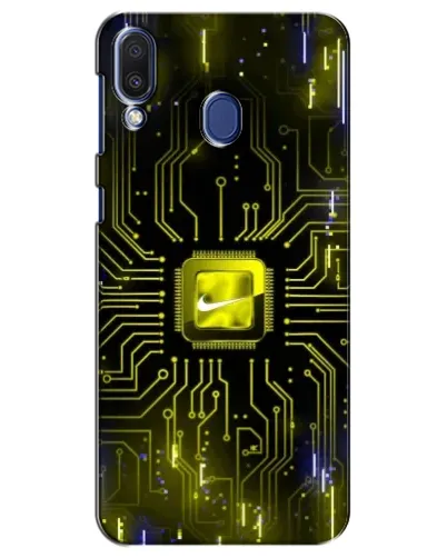 Чехол для Samsung Galaxy M20 (M205) с картинкой «Nike — золотая искра» Чехол для Samsung Galaxy M20 (M205) с картинкой «Nike — золотая искра»
