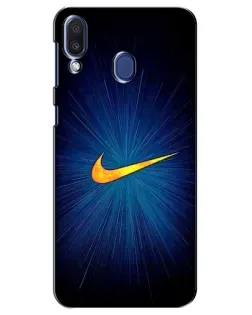 Чохол для Samsung Galaxy M20 (M205) з картинкою «Синій пульс Nike» Чохол для Samsung Galaxy M20 (M205) з картинкою «Синій пульс Nike»