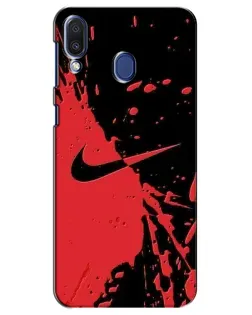 Чохол для Samsung Galaxy M20 (M205) з картинкою «Червоні бризки Nike» Чохол для Samsung Galaxy M20 (M205) з картинкою «Червоні бризки Nike»