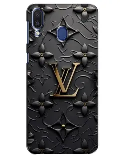 Чехол для Samsung Galaxy M20 (M205) с картинкой «Кожаная текстура LV»