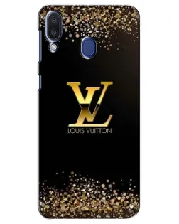 Чехол для Samsung Galaxy M20 (M205) с картинкой «LV — золотые искры»
