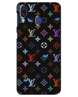 Чехол для Samsung Galaxy M20 (M205) с картинкой «Цветная монограмма LV»