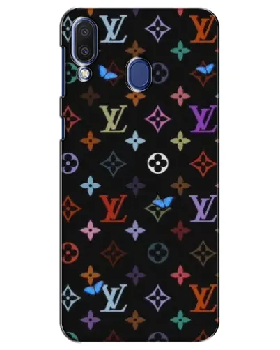 Чехол для Samsung Galaxy M20 (M205) с картинкой «Цветная монограмма LV»